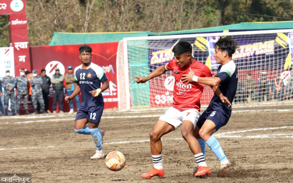 Triveni Cup Football: APF close to title through tiebreaker