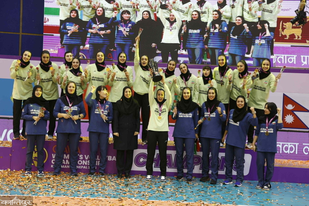 Iran are champions for the second time in a row