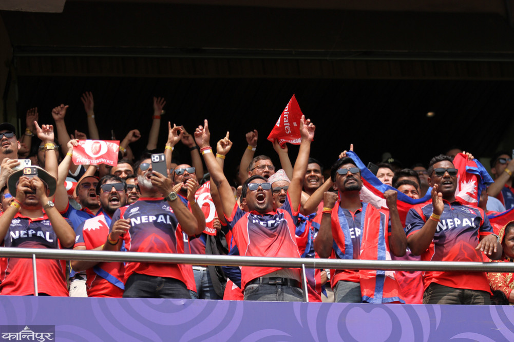 West Indies and Nepal match in pictures