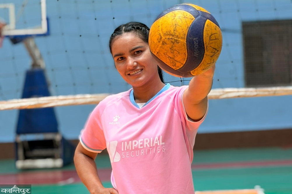 Niruta becomes the sixth captain of the national women's volleyball team