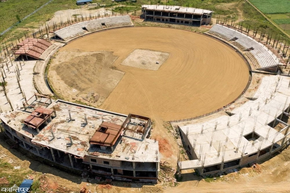 Gautam Buddha International Cricket Stadium is 50 percent progress, will it be completed by December?