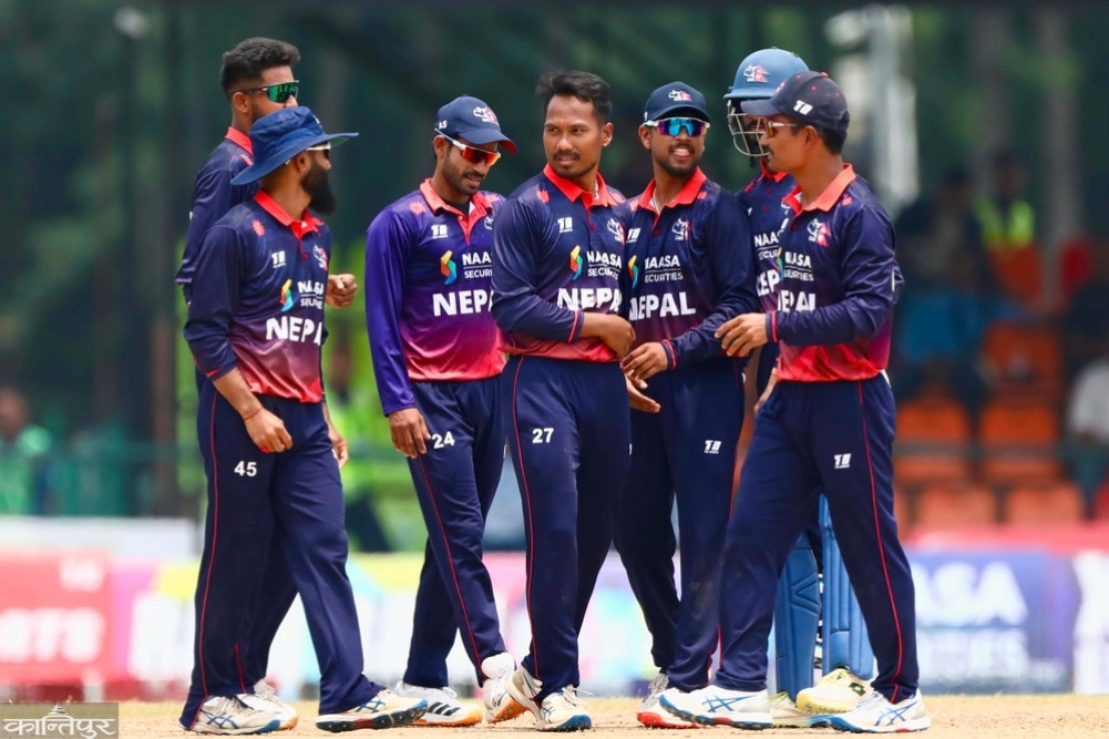 Nepal bowls out Scotland for 194 runs after spinners dominated