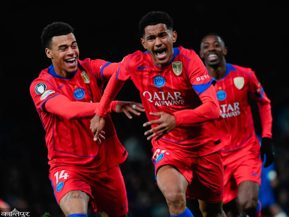 Real and Arsenal join PSG in the last eight