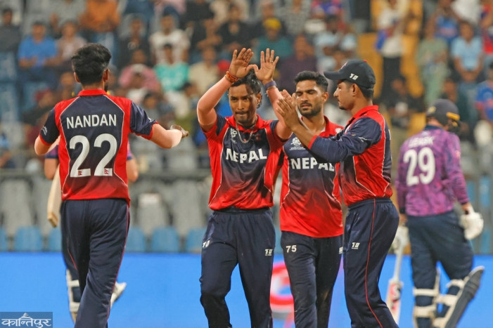 Nepal has been given a target of 171 runs to win.