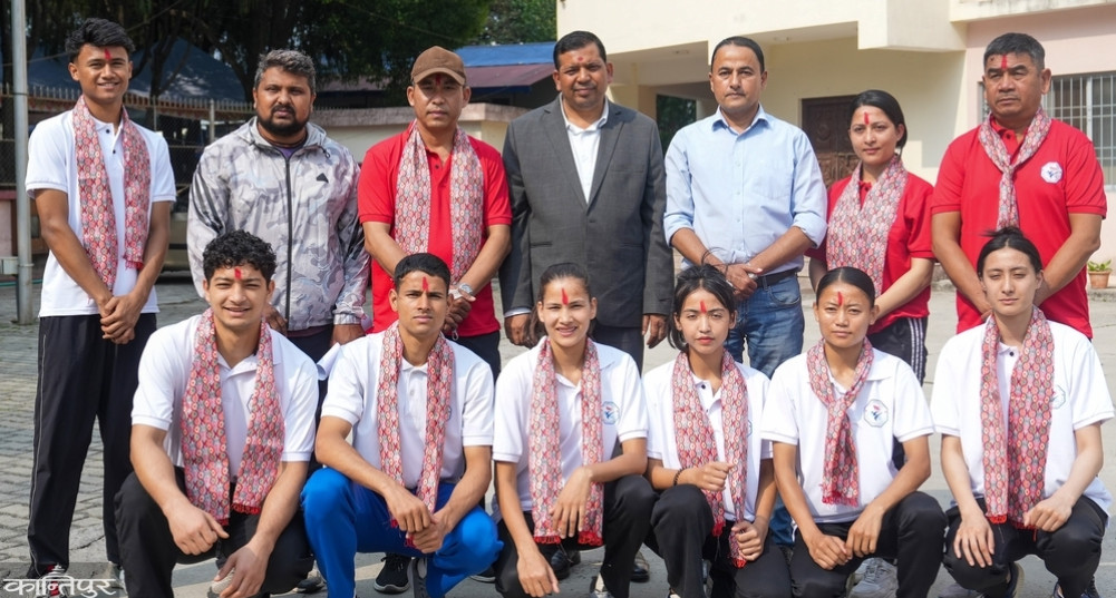 Farewell to the Taekwondo team that will play in the Asian Games qualifiers.