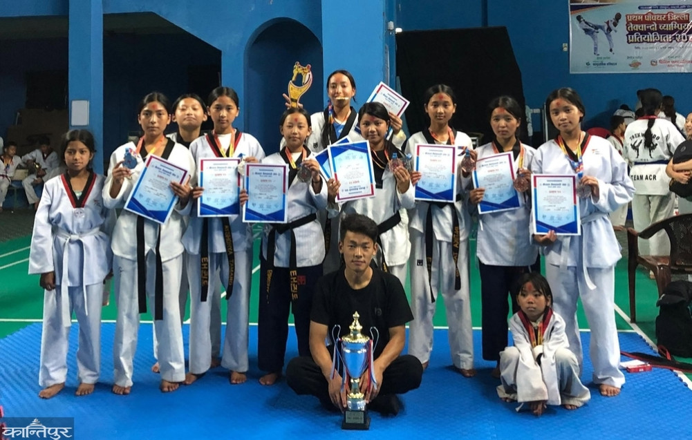 ACR Dojang wins first place in district taekwondo with 11 golds