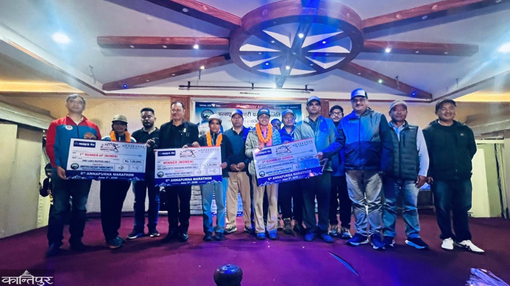 Dal Bahadur and Manju from Jumla win Annapurna Marathon title