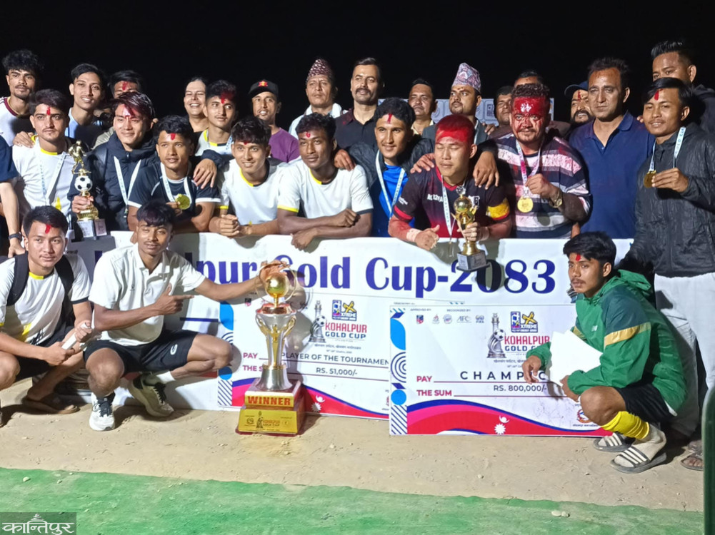 Sahara wins Kohalpur Gold Cup title
