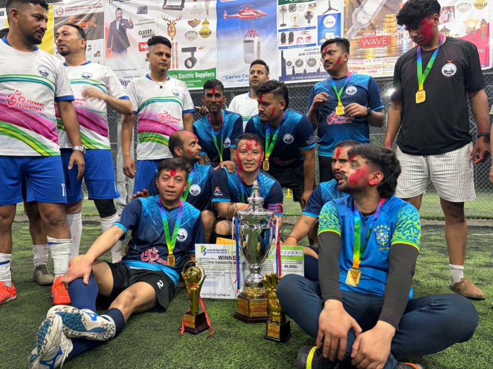 Kathmandu wins in inter-district futsal tournament for electricity professionals