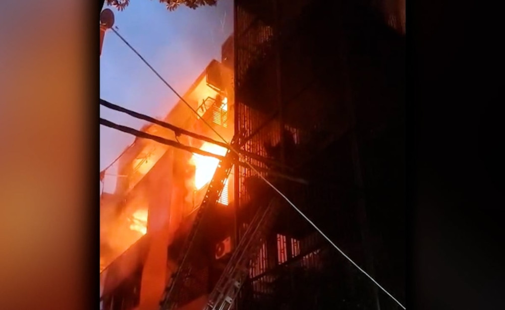 9 killed in fire after AC explosion