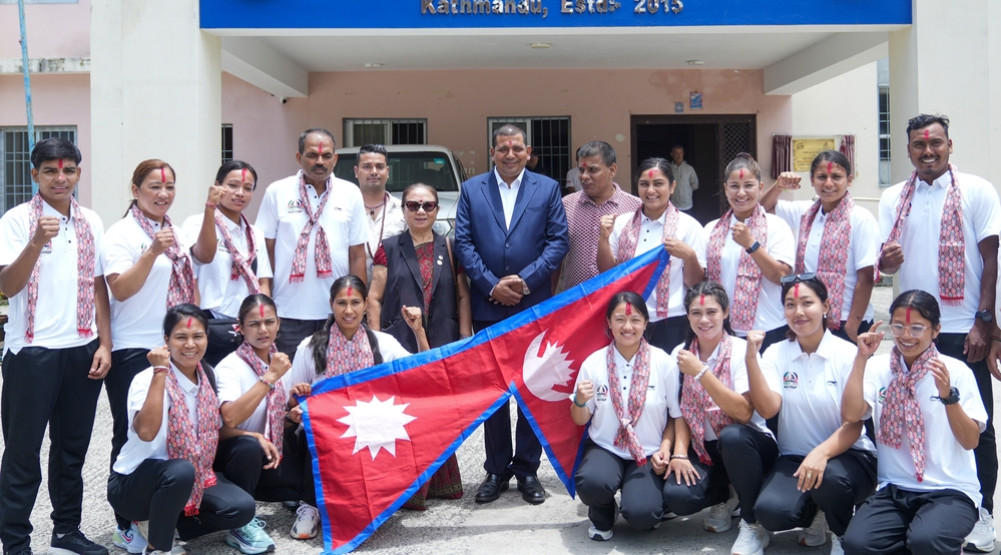 Preparations for women's kabaddi team in Jhapa