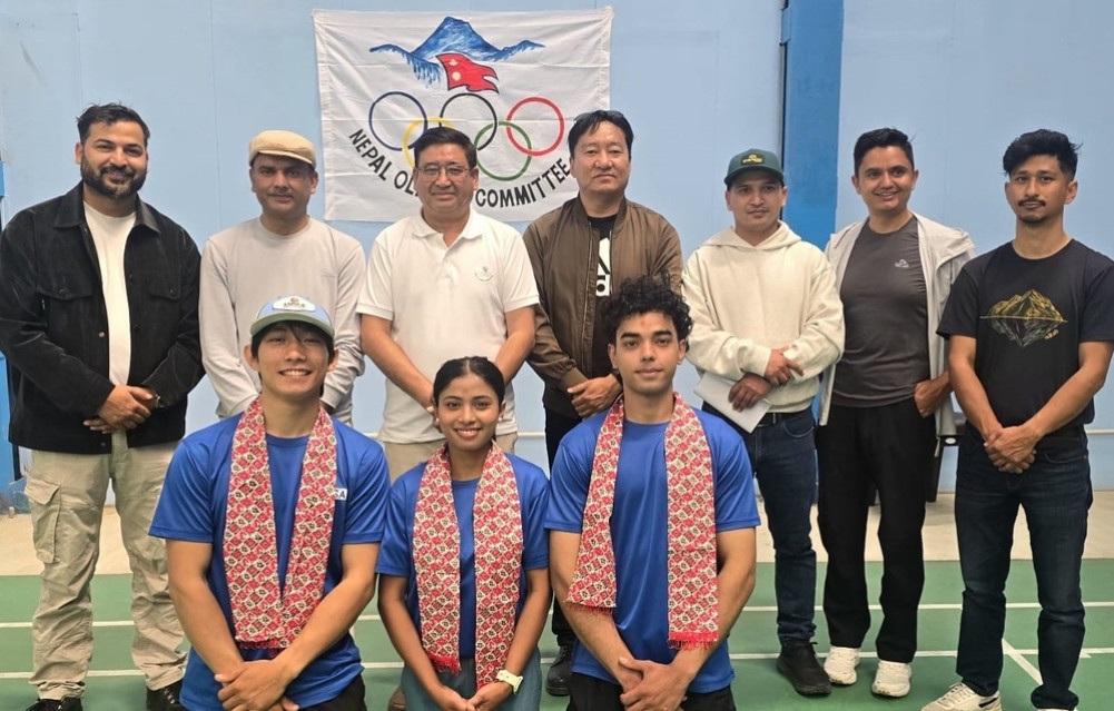 Farewell to the climbing team heading to China