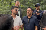 Ministers who reached Tatopani border surrounded by complaints and questions: 'When will the road be built?'