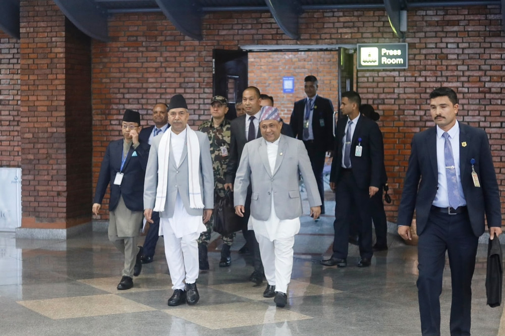 Vice President Yadav returns home after three-day visit to Qatar
