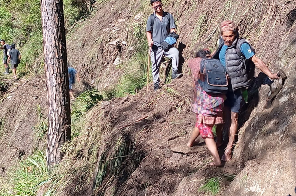 One person missing in Sipring Khola flood, 6 houses damaged