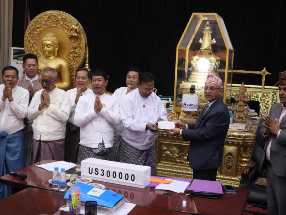 Nepal's assistance to Myanmar in the reconstruction of earthquake-damaged religious heritage sites