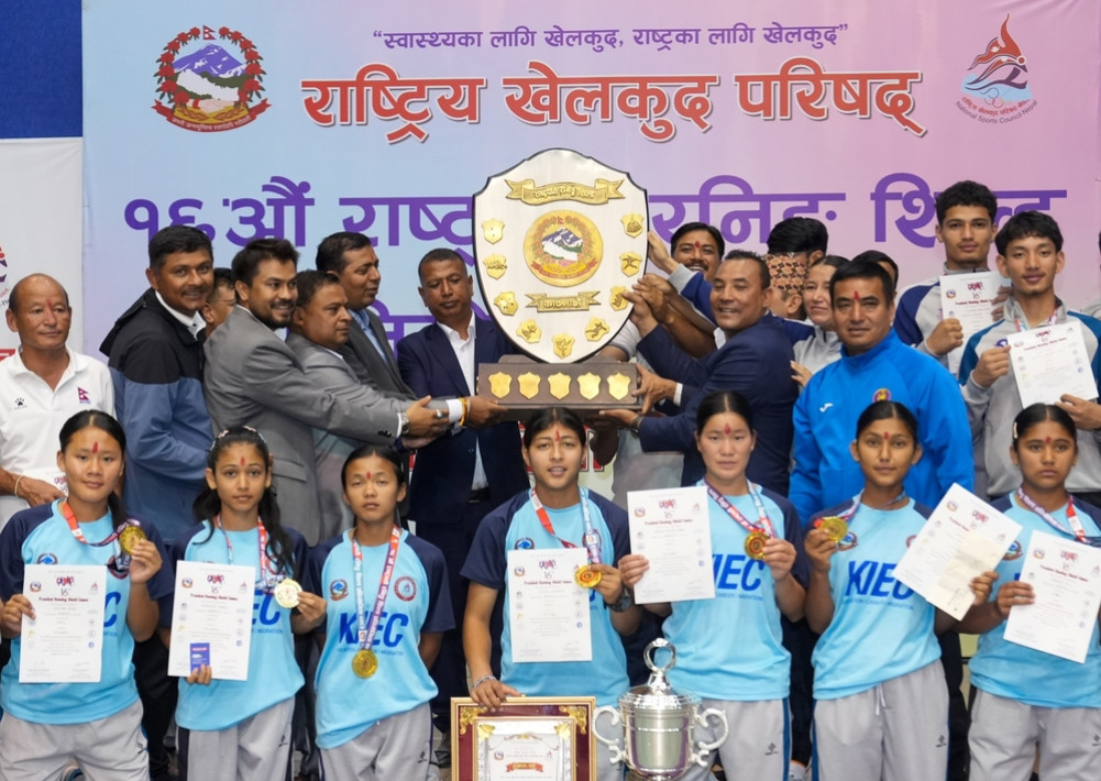 Bagmati is the champion again in the President's Running Shield