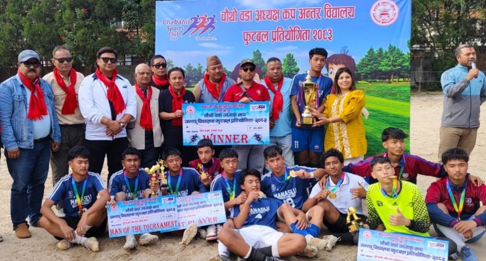 Manaslu wins Ward Chairman's Cup football