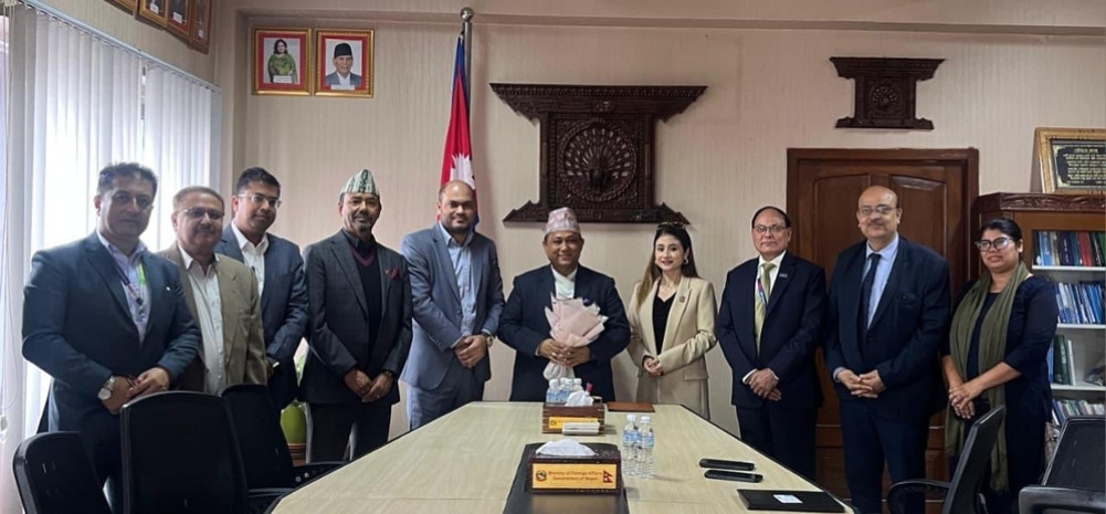 Nikkei representatives meet Foreign Minister Khanal