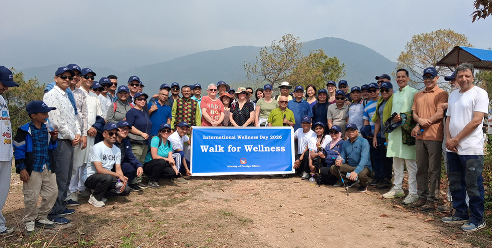 Ambassadors from various countries hold 'Health Walk' at Hattivan-Champadevi