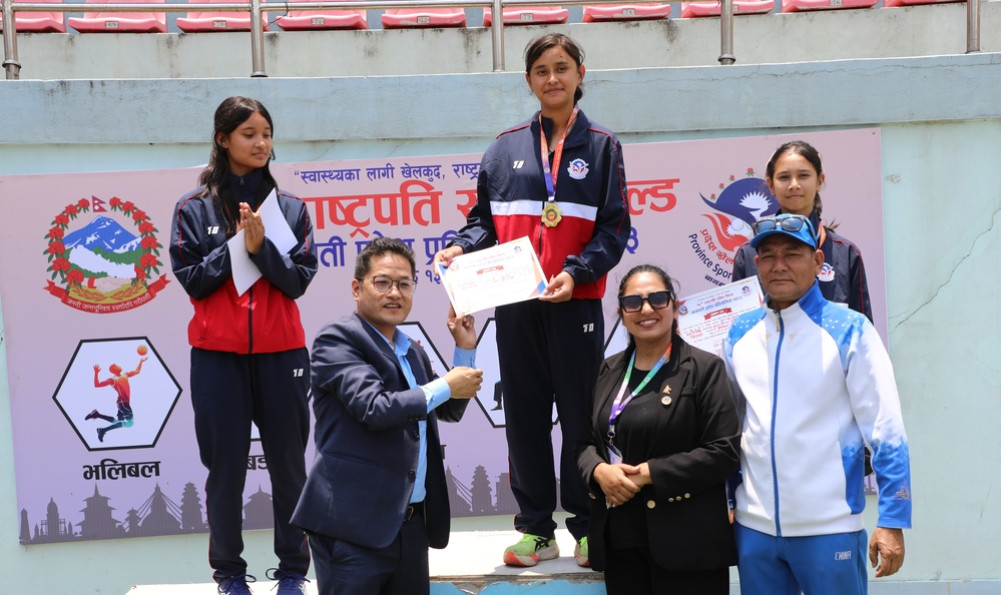 President's Running Shield: Neeraj and Dina win gold
