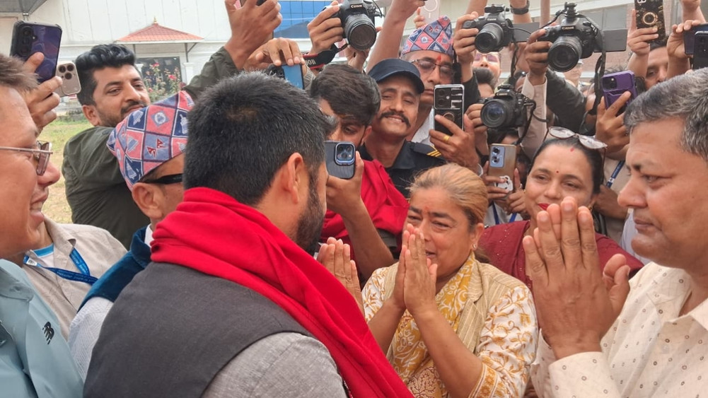 Accepting congratulations from rival Kharel, Lamichhane said: I will try to make this a win for everyone.