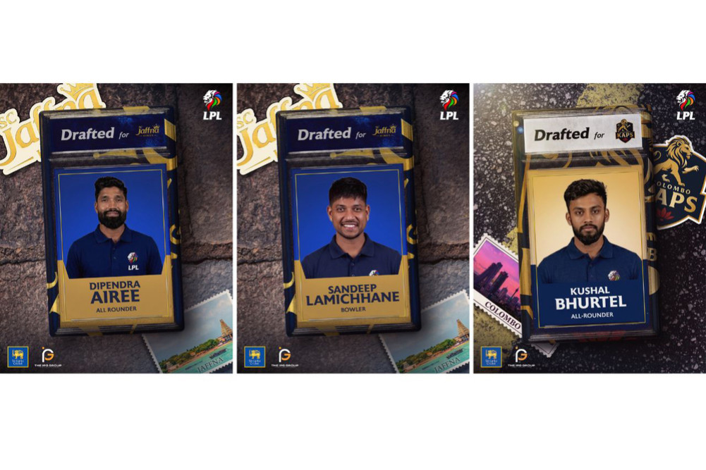 Dipendra, Sandeep and Kushal in the Lanka Premier League