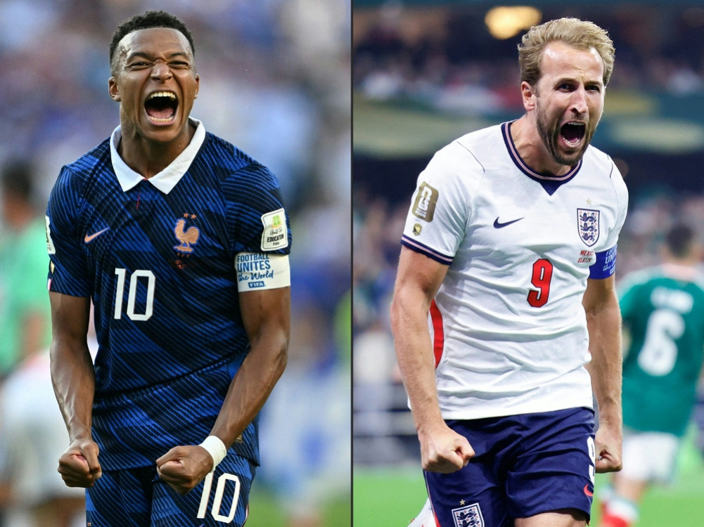 Players to watch: Harry Kane (England), Kylian Mbappe (France)