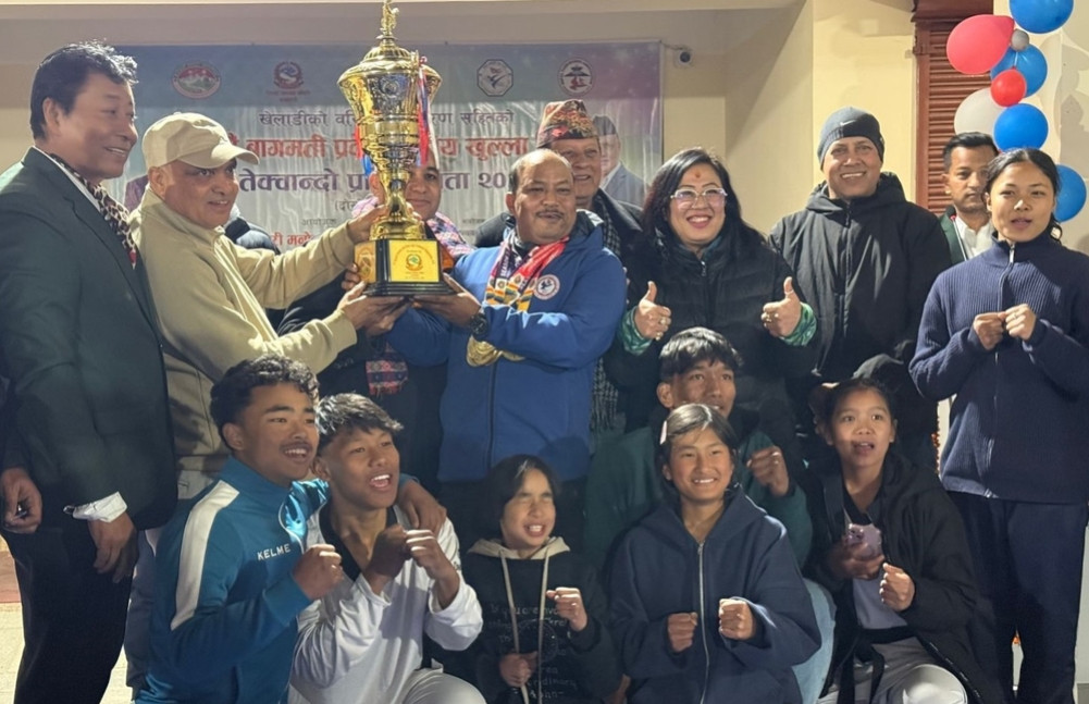 Team Dhalko crowned champions in Taekwondo League