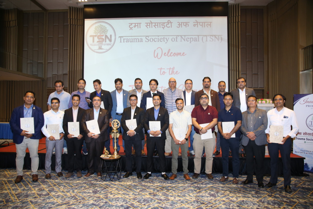 Dr. Lamichhane elected as president of Trauma Society