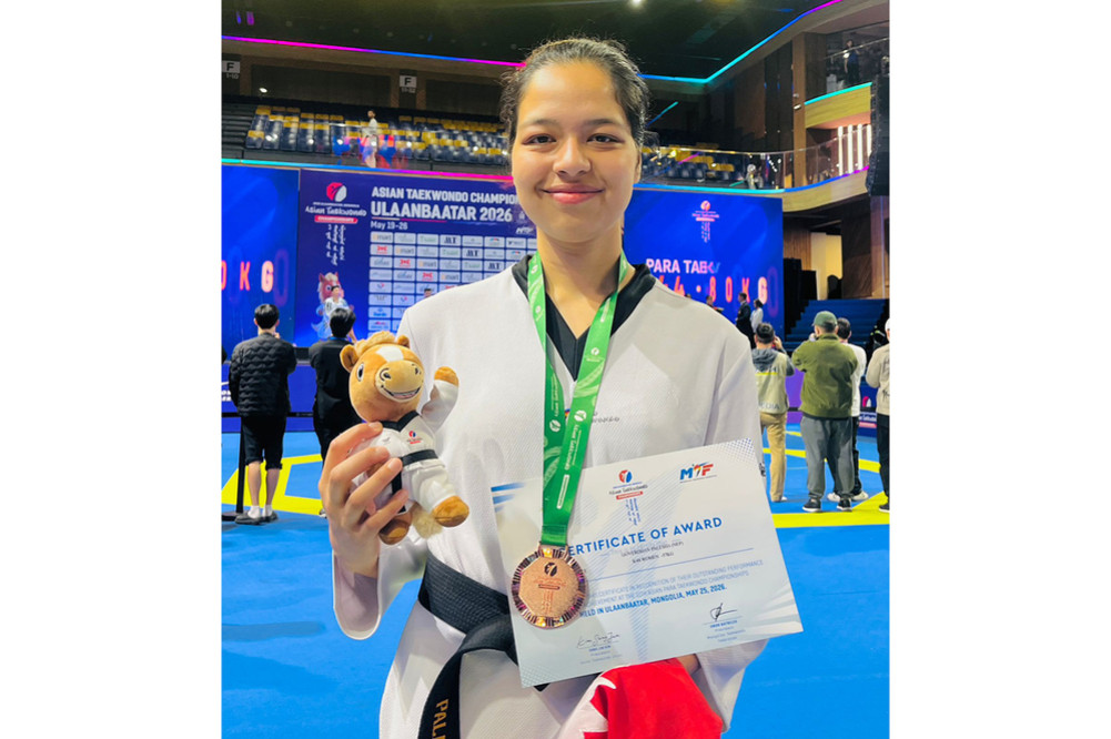 Palesha wins bronze medal in Mongolia