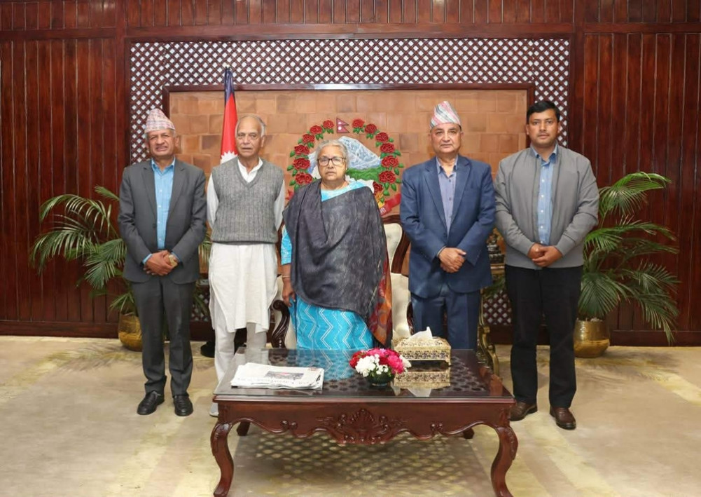 Prime Minister Karki thanks UML for helping make the election successful
