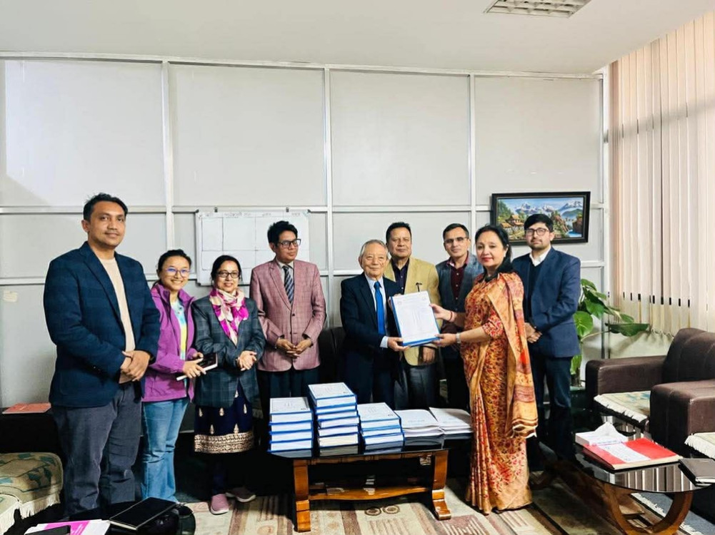 The investigation report on the incidents of Bhadra 23 and 24 was submitted to the Chairperson of the Human Rights Commission.