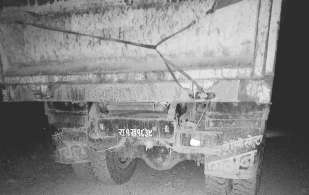 Death due to tipper accident