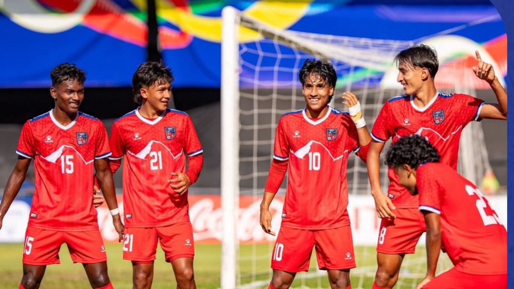 Nepal's second consecutive win in SAFF U-20
