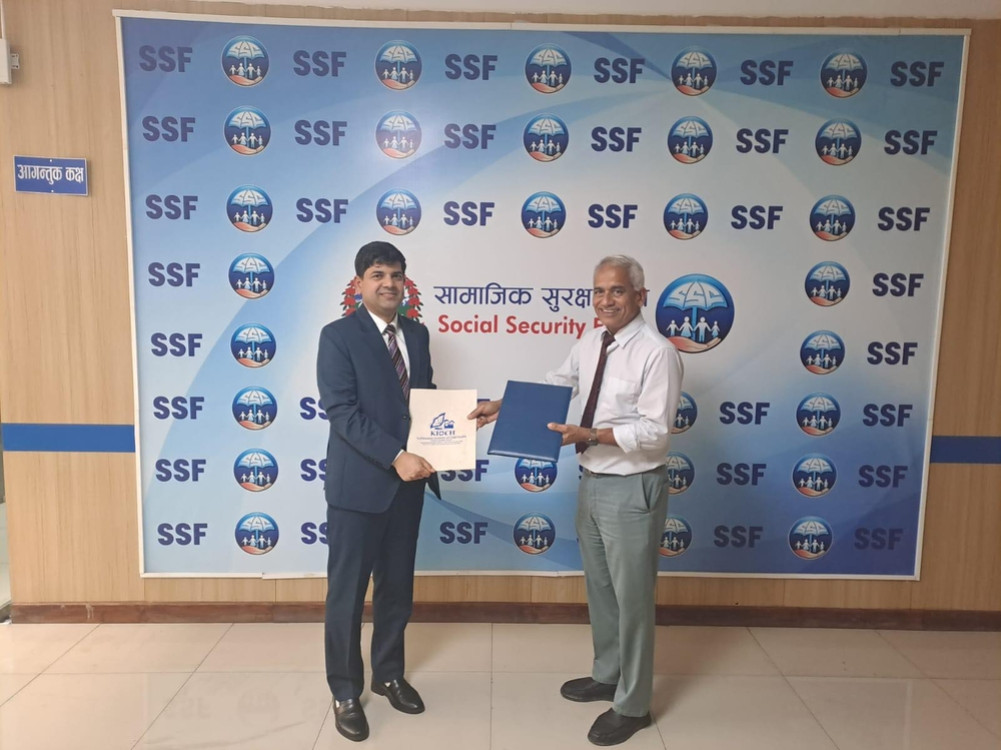 Agreement between Social Security Fund and Kathmandu Institute of Child Health
