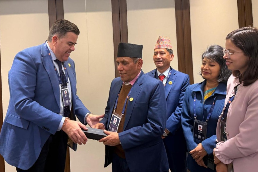 National Assembly Chairman Dahal meets with Australian Speaker Milton