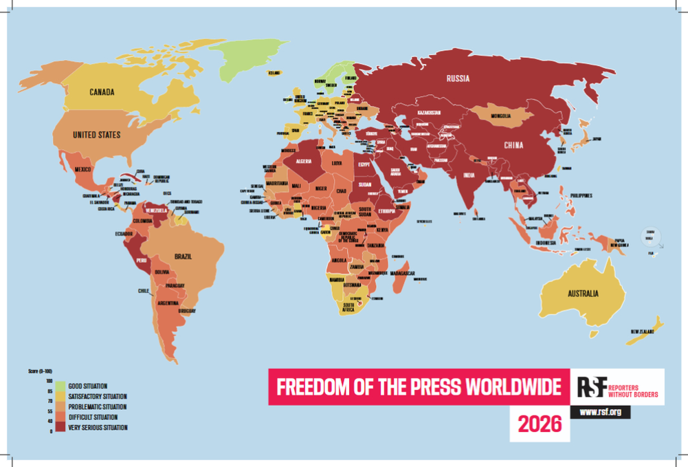 World Press Freedom Index: Nepal ranks 87th