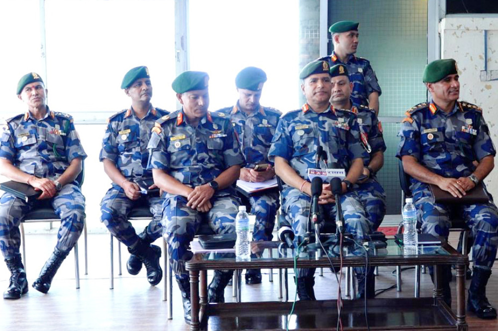 Temporary bases of the armed forces at 54 locations for monsoon response