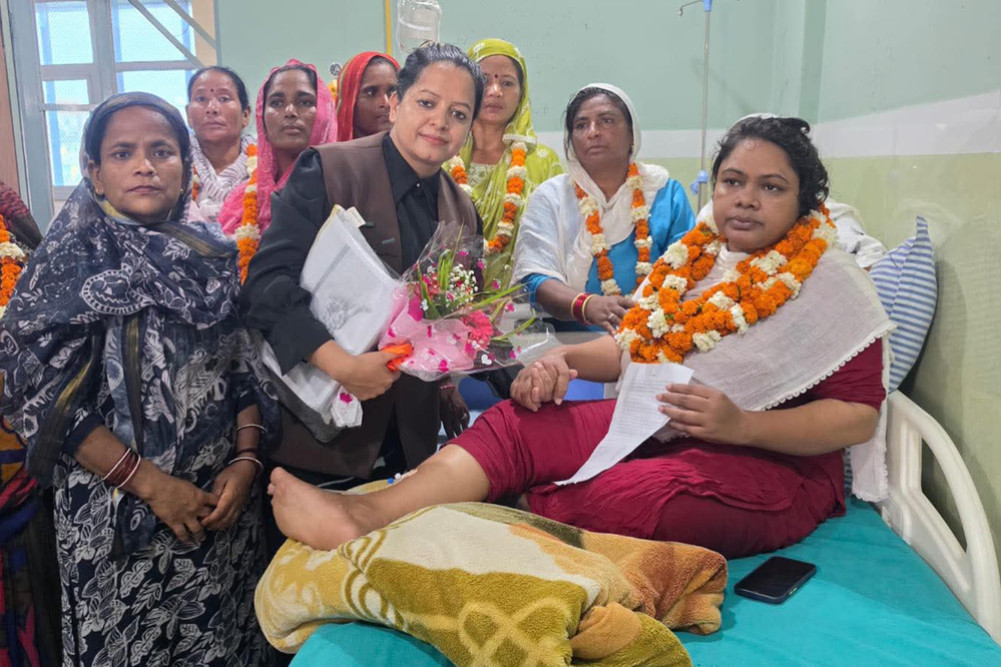 Ruby Khan breaks her hunger strike on the 23rd day
