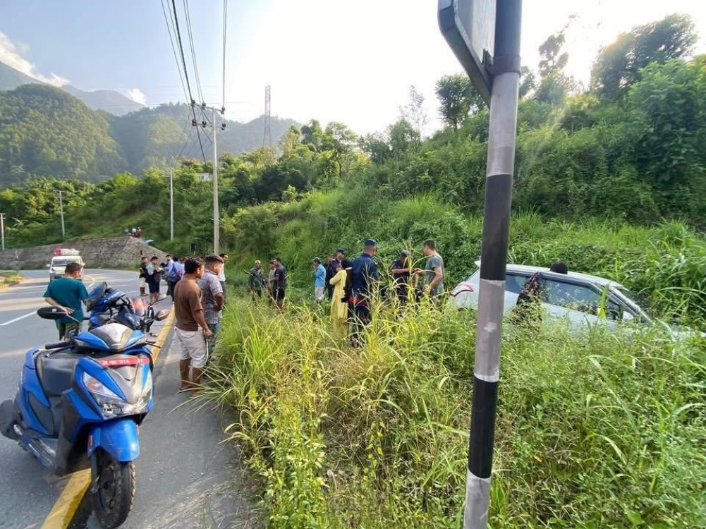 Two school children die in Tanahun after being hit by Indian vehicle