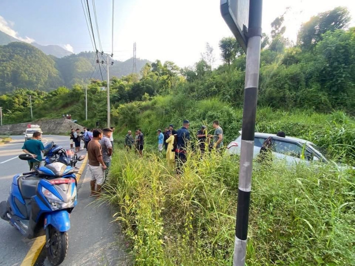 Two school children die in Tanahun after being hit by Indian vehicle