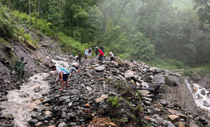 Lamjung administration urges high alert after warning of very heavy rain