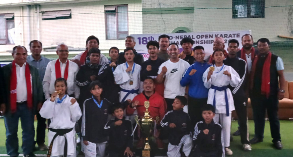 Baghbhairav team champions in open karate