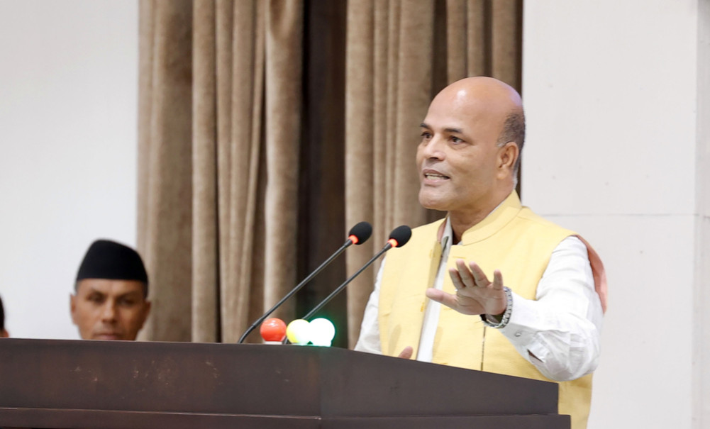 RSP MP Amresh Singh said: The budget is like a deflated balloon.