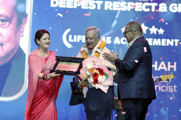 Xtreme Energy Radio Kantipur National Music Award 2082: Lifetime Achievement Award to Nir Shah