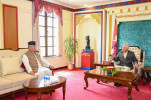 Leader of the main opposition party Angdembe meets with President Paudel