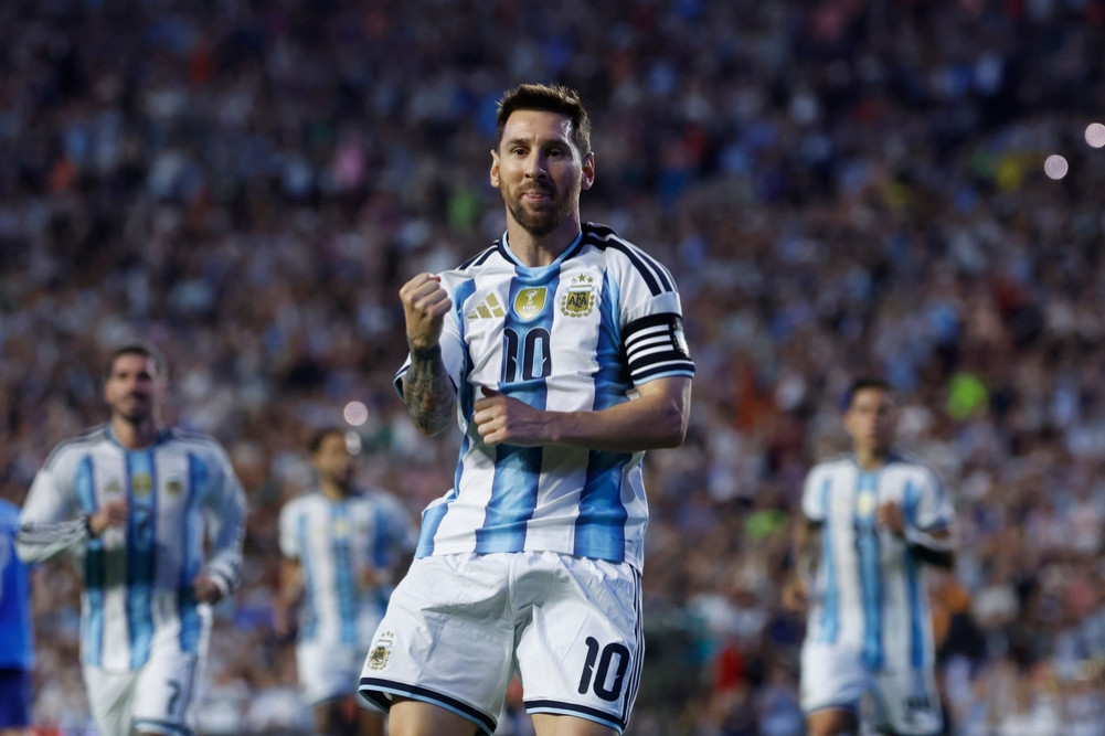Messi is finding happiness in football
