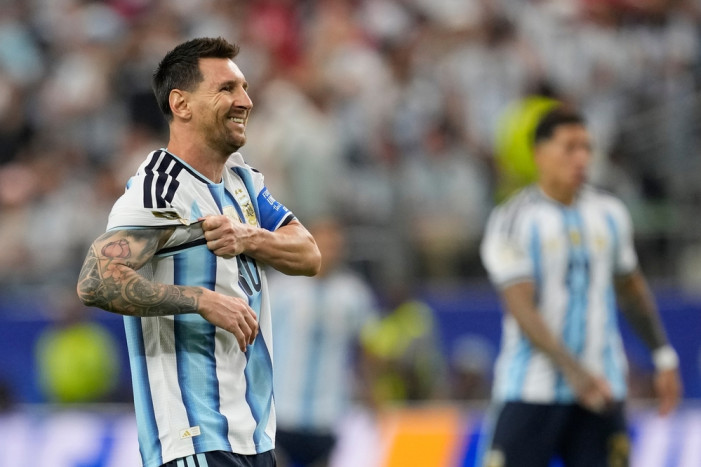 Messi is the top scorer in World Cup football