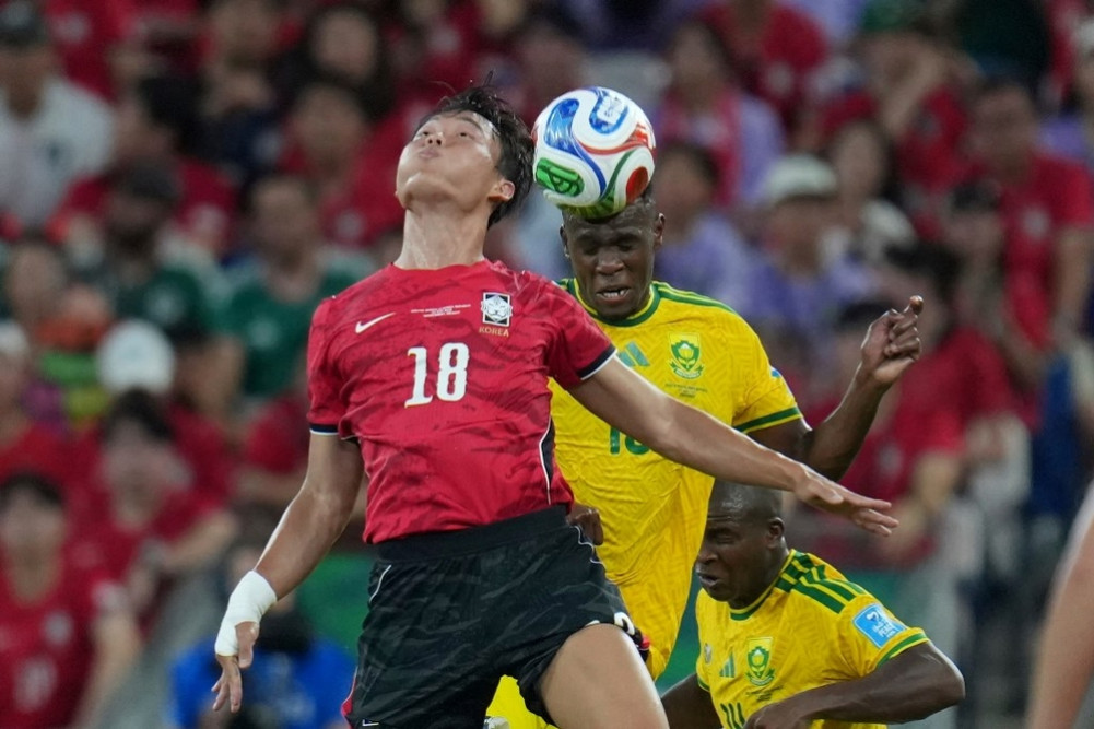 South Africa in the knockout stages for the first time